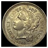 1865 Nickel Three-Cent Piece UNCIRCULATED