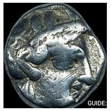 Attica Athens 393-294 AD Silver Tetradrachm NEARL