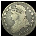 1810 Capped Bust Half Dollar NICELY CIRCULATED