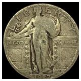 1927-S Silver Standing Liberty Quarter NICELY CIRC