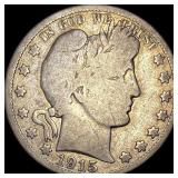 1915 Silver Barber Half Dollar NICELY CIRCULATED