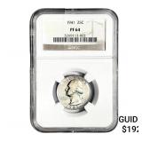 1941 Washington Silver Quarter NGC PF64