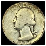 1932-D Silver Washington Quarter LIGHTLY CIRCULATE