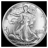 1935-S Silver Walking Liberty Half Dollar UNCIRCUL