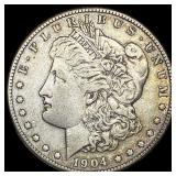 1904-S Silver Morgan Dollar ABOUT UNCIRCULATED