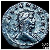 Roman Gallienus 253-268 AD BI Dbl Denarius CHOICE