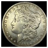 1891-O Silver Morgan Dollar LIGHTLY CIRCULATED