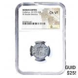 Roman Gallienus, AD 253-268 BI Dbl-Denarius NGC C