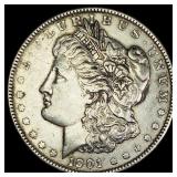 1901 Silver Morgan Dollar NEARLY UNCIRCULATED