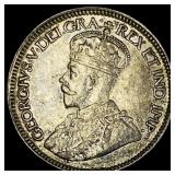 Canada 1920 Silver 10 Cents CHOICE BU