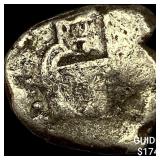 1500s-1600s Spanish Colonial Silver Cob NEARLY UNC