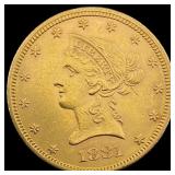 1881-S Gold $10 Liberty Head Eagle UNCIRCULATED