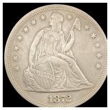 1872 Silver Dollar CLOSELY UNCIRCULATED