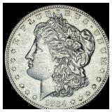 1884-S Silver Morgan Dollar ABOUT UNCIRCULATED