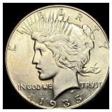 1935 Peace Silver Dollar CHOICE AU