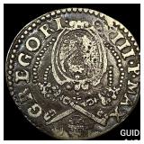 Ancona Gregory XIII 1572-1583 SIlver 1 Testone NE
