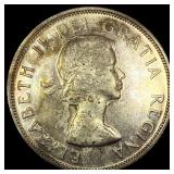 1958 Canada Silver Dollar British Columbia UNCIRCU