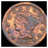1847 Braided Hair Large Cent LIGHTLY CIRCULATED