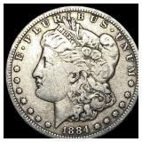 1884-O Silver Morgan Dollar ABOUT UNCIRCULATED