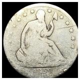 1850-S Silver Half Dollar LIGHTLY CIRCULATED