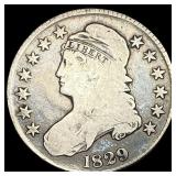 1829 Capped Bust Half Dollar NICELY CIRCULATED