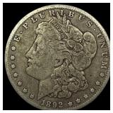 1892-O Silver Morgan Dollar LIGHTLY CIRCULATED