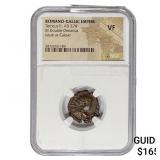 Romano-Gallic TetricusII,AD274 BI Double-Denarius