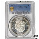 1878-S Morgan Silver Dollar PCGS MS64