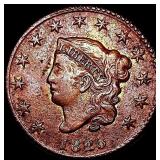 1825 Coronet Head Large Cent CLOSELY UNCIRCULATED