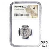 Roman Gallienus, AD 253-268 BI Dbl-Denarius NGC V