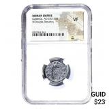 Roman Gallienus, AD 253-268 BI Dbl-Denarius NGC V
