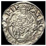 1540-1590 Hungary Madonna&Child Silver Denar CLOSE