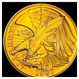 1987-W Gold $5 Constitution Commemorative SUPERB G