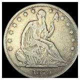 1870 Seated Liberty Half Dollar LIGHTLY CIRCULATED