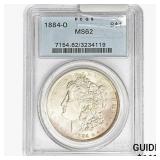 1884-O Morgan Silver Dollar PCGS MS62