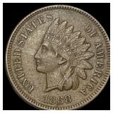 1868 Indian Head Cent ABOUT UNCIRCULATED