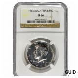 1964 Kennedy Half Dollar NGC PF66