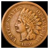 1859 Indian Head Cent NEARLY UNCIRCULATED