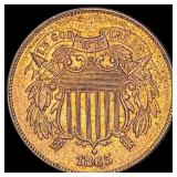 1865 Copper 2 Cents CLOSELY UNCIRCULATED