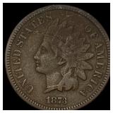 1873 Indian Head Cent LIGHTLY CIRCULATED
