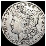 1891-O Silver Morgan Dollar NEARLY  UNCIRCULATED