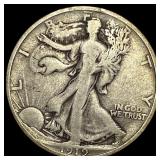 1919-D Walking Liberty Half Dollar NICELY  CIRCUL