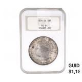 1884-CC Morgan Silver Dollar NGC MS64