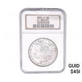 1884 Morgan Silver Dollar NGC MS65