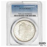 1879-S Morgan Silver Dollar PCGS MS64