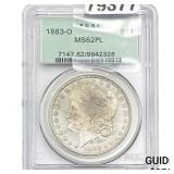 1883-O Morgan Silver Dollar PCGS MS62 PL