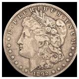 1892-O Silver Morgan Dollar ABOUT UNCIRCULATED