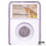 Roman Salonina, AD 254-268 BI Double-Denarius NGC