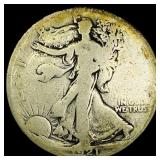 1921 Walking Liberty Half Dollar NICELY CIRCULATED