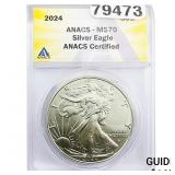 2024-S  ANACS MS70 SE 1oz Silver